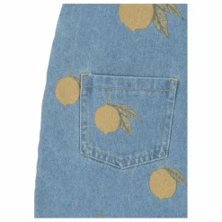 Salopette Magot Citron Coton Bio | Bleu