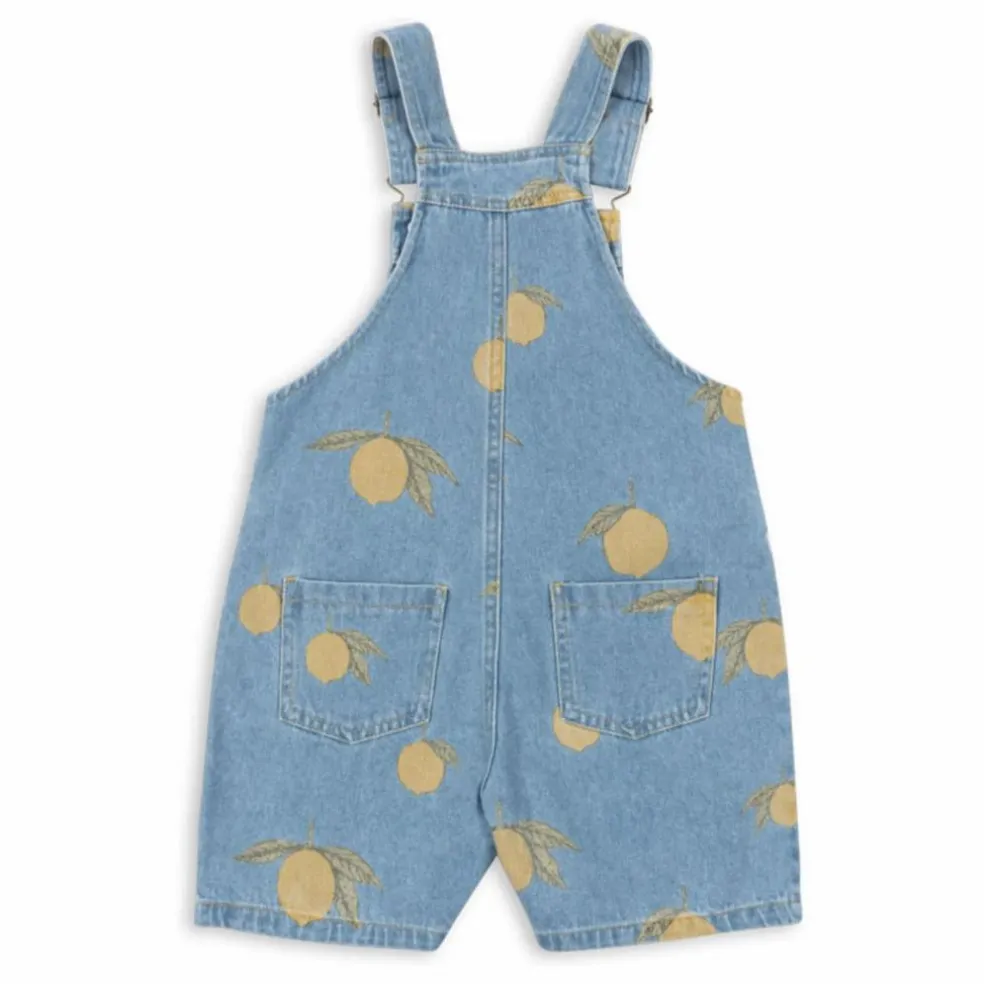Salopette Magot Citron Coton Bio | Bleu