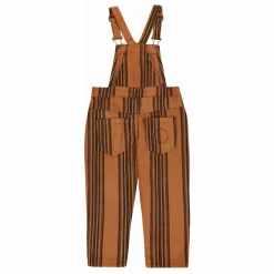 Salopette Rayée Coton Bio | Marron