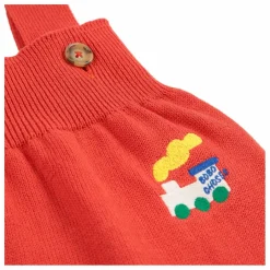 Salopette Train Maille Coton Bio | Rouge