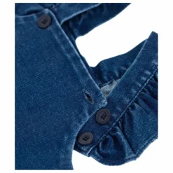 Salopette Volants Denim | Bleu jean