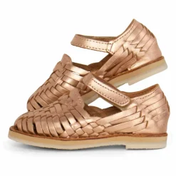 Sandales Alegria | Or rose