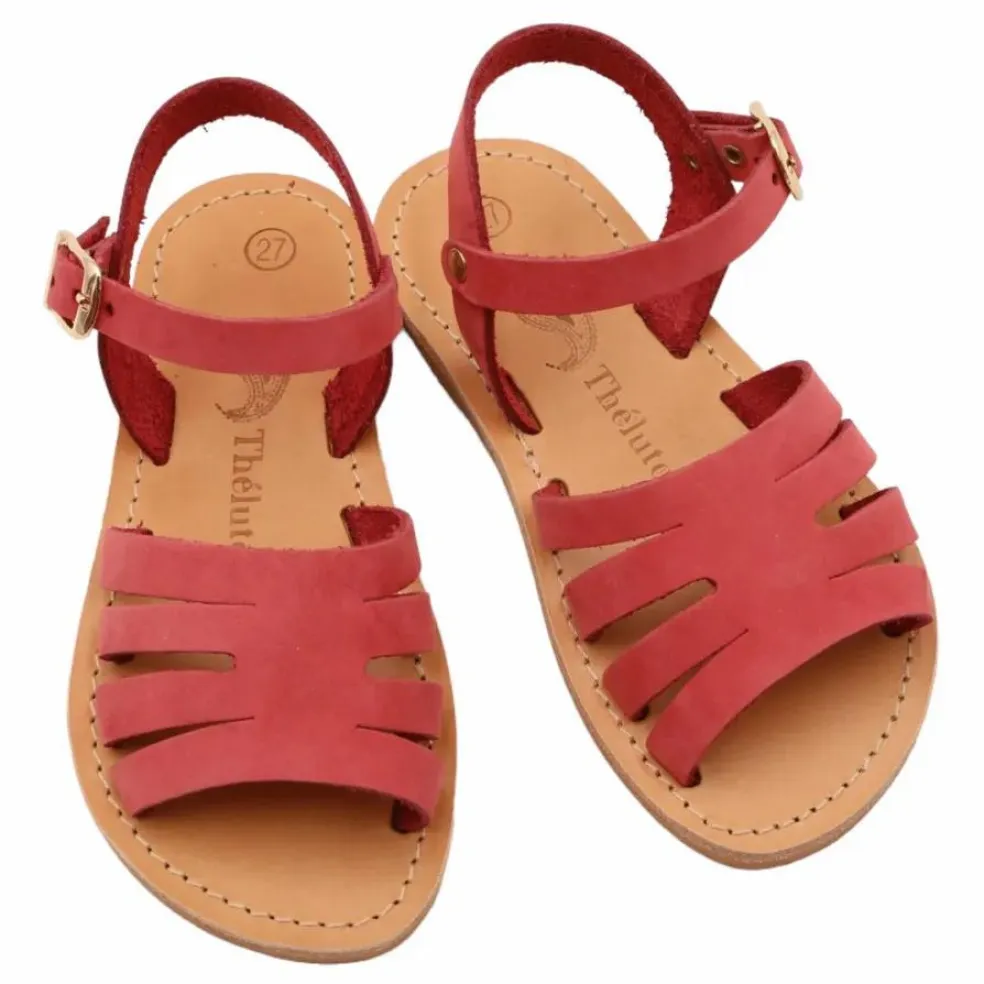 Sandales Alienor | Rouge framboise