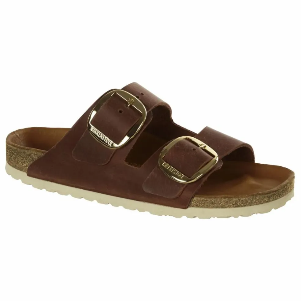 Sandales Arizona Big Buckle Cuir Gras - Collection Adulte | Cognac