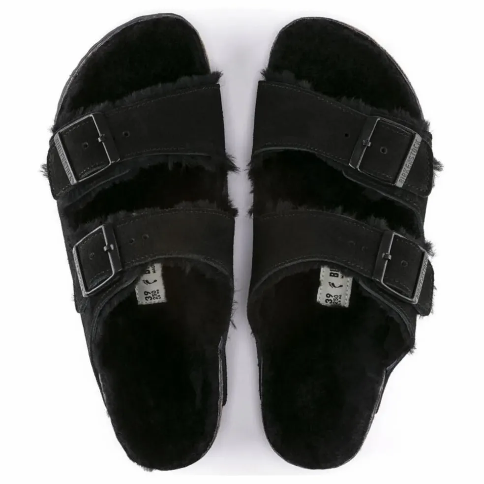 Sandales Arizona Shearling - Collection Adulte | Noir