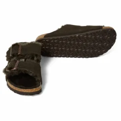 Sandales Arizona Shearling - Collection Adulte | Chocolat