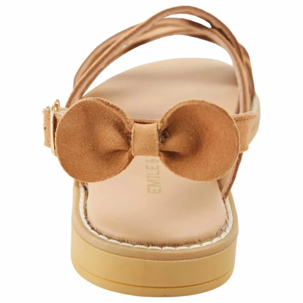 Sandales Croisillons Cuir | Camel