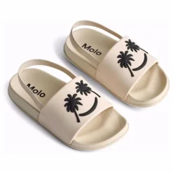 Sandales de Plage Zhappy Palm Smile | Ecru