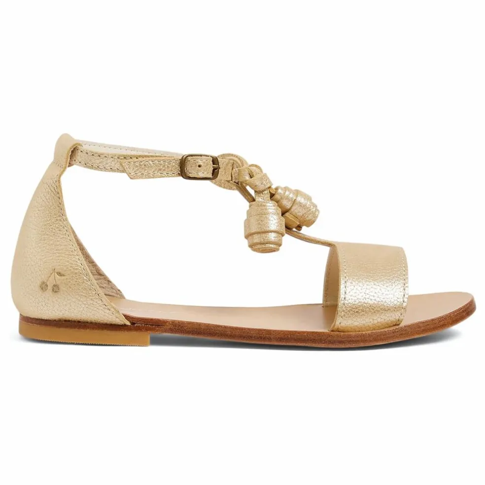 Sandales Elmas Cuir | Doré
