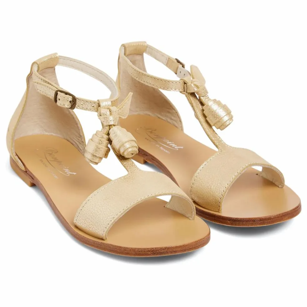 Sandales Elmas Cuir | Doré