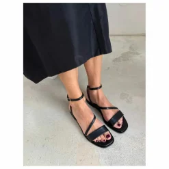Sandales Grace Cuir | Noir