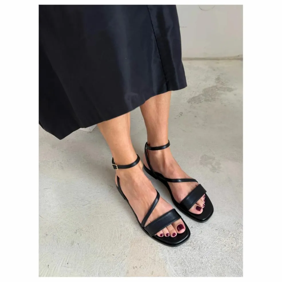 Sandales Grace Cuir | Noir