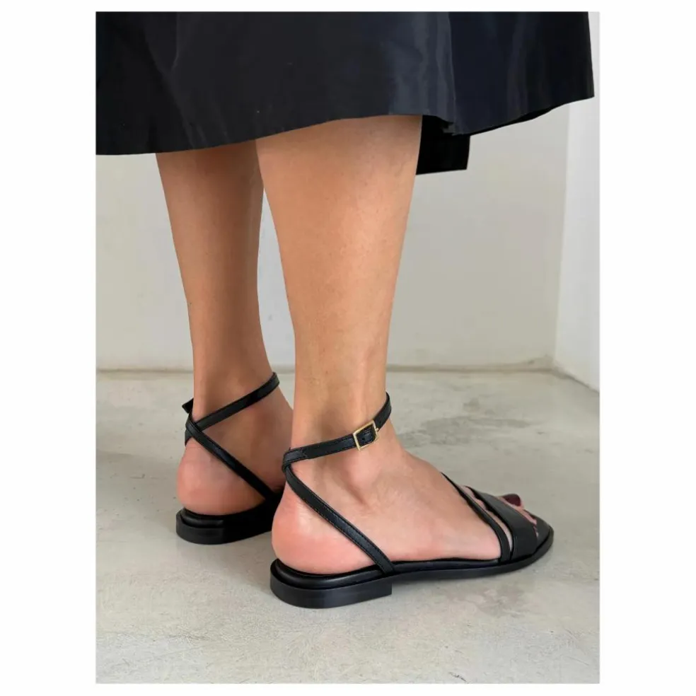 Sandales Grace Cuir | Noir