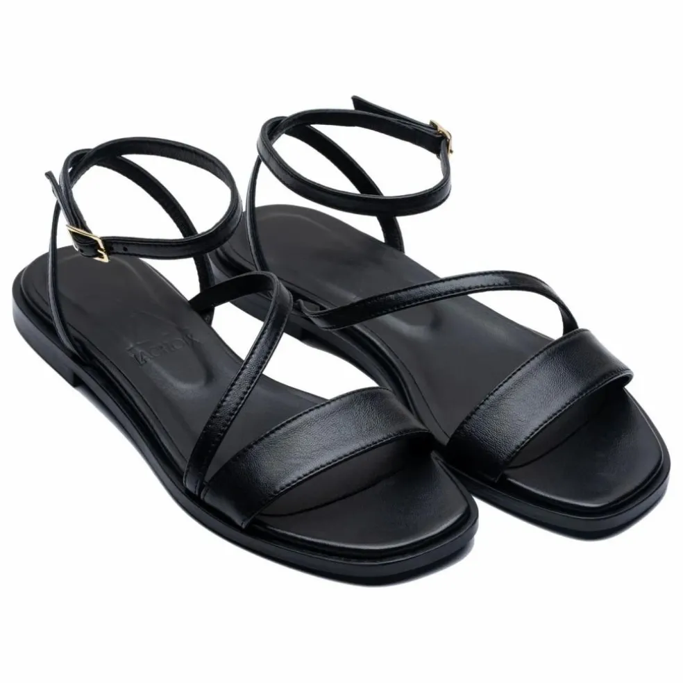 Sandales Grace Cuir | Noir