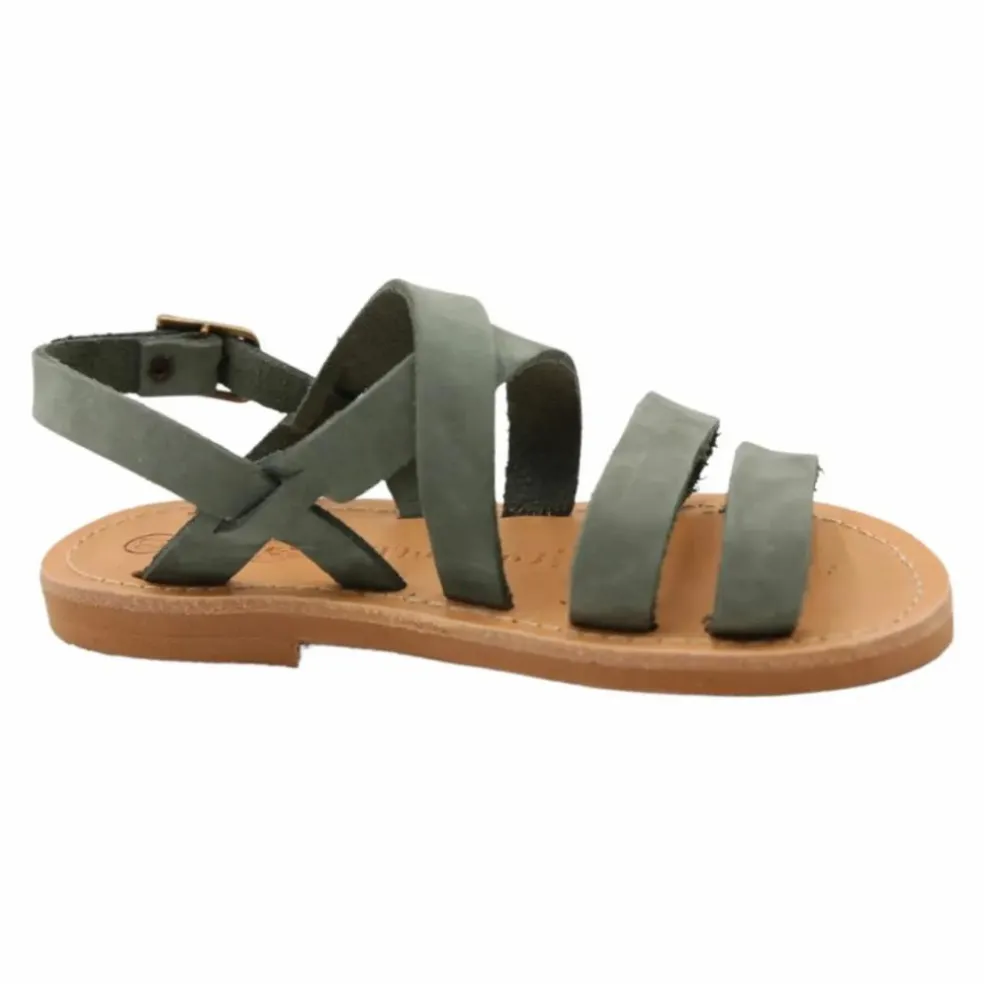 Sandales Jackie | Vert de gris