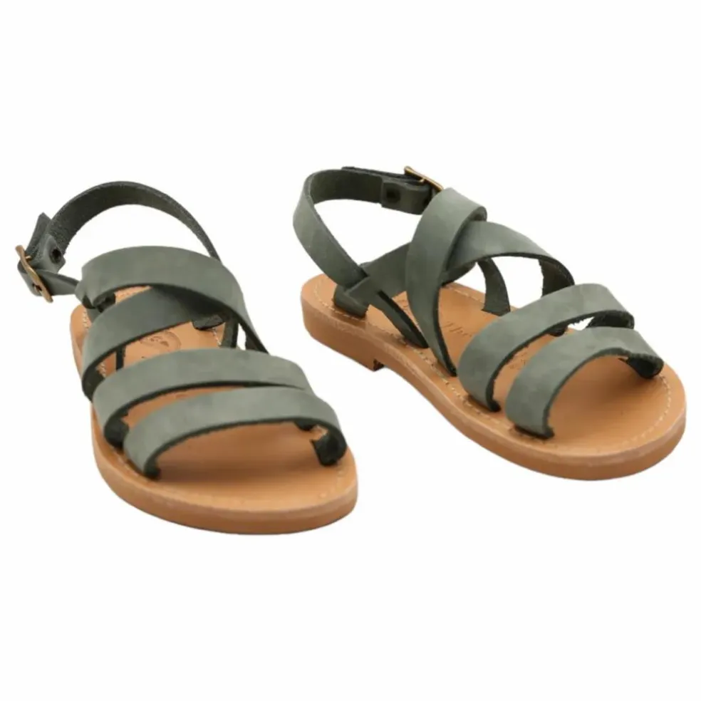 Sandales Jackie | Vert de gris