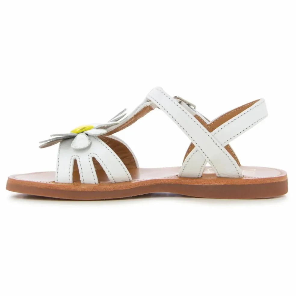 Sandales Plagette Big Flo | Blanc