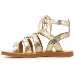 Sandales Plagette Guily Strap | Doré