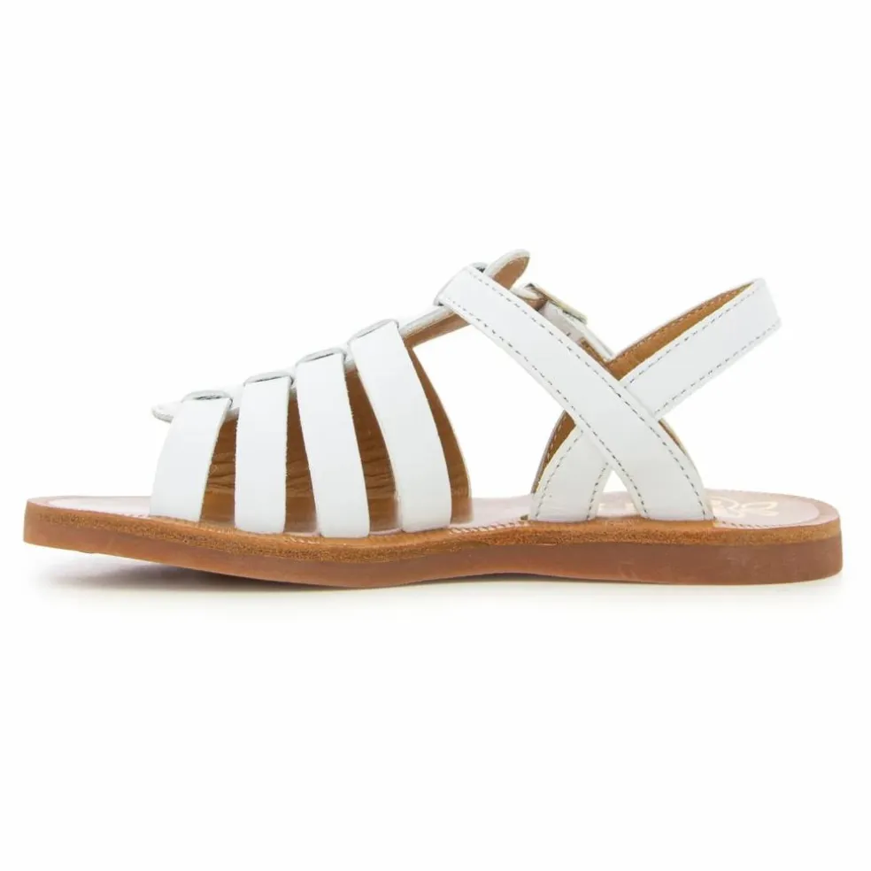 Sandales Plagette Strap | Blanc