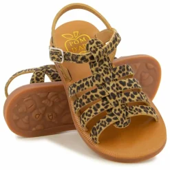 Sandales Plagette Strap | Léopard