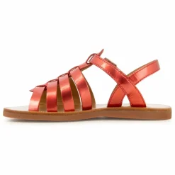 Sandales Plagette Strap | Rouge