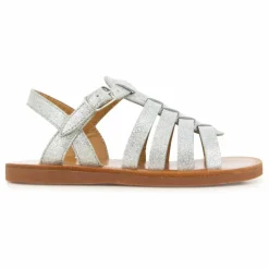 Sandales Plagette Strap | Argenté