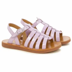 Sandales Plagette Strap | Mauve