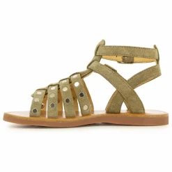 Sandales Plagette Stud | Vert kaki