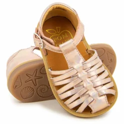 Sandales Poppy Royal | Or rosé metallisé