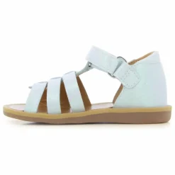 Sandales Poppy Strap | Blanc satiné