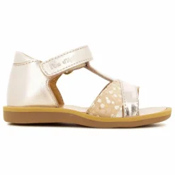 Sandales Poppy Tek | Or rose