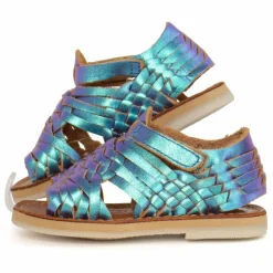 Sandales Sandalita Mermaid Métallisées | Bleu turquoise