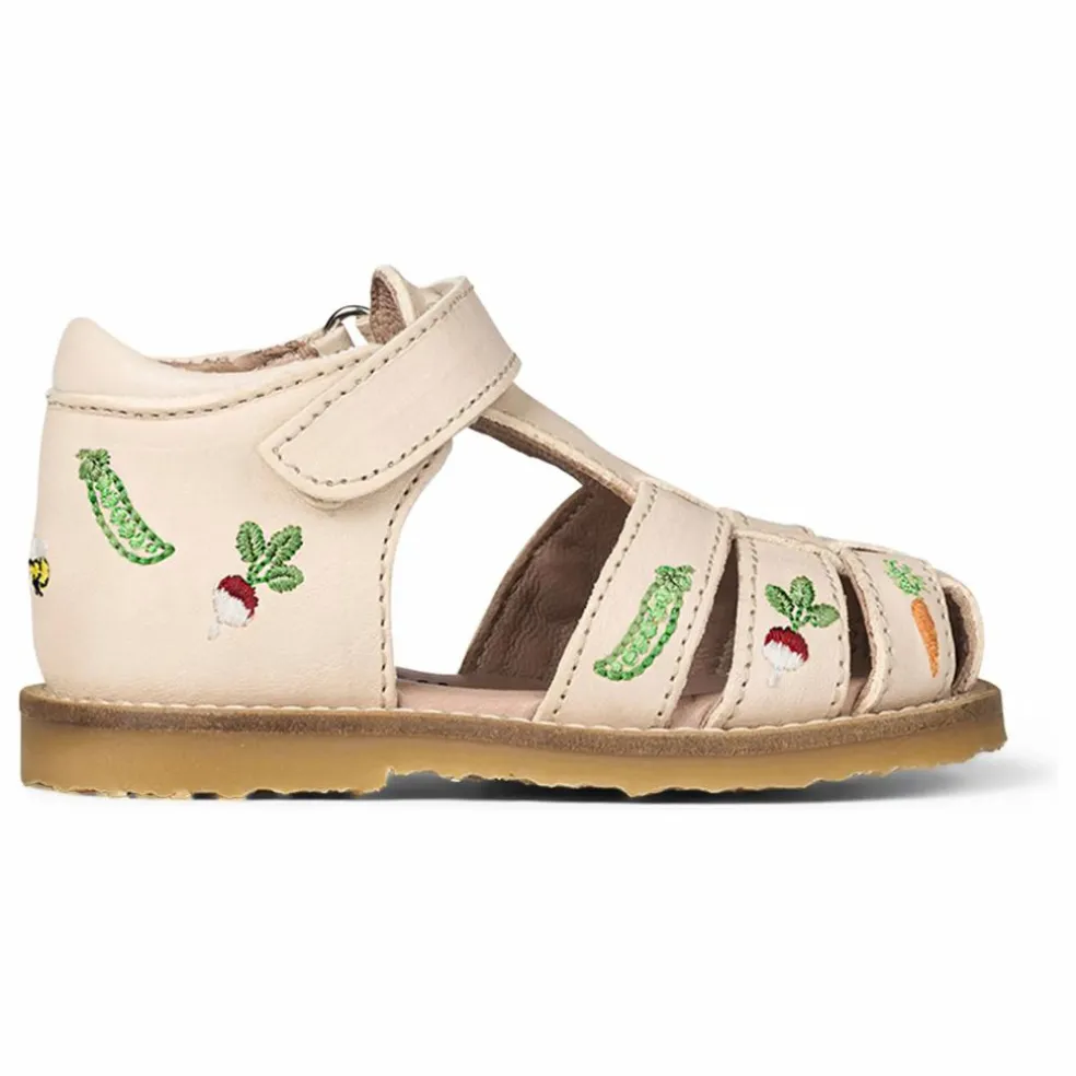 Sandales Scratchs Veggie - Collection Uniqua | Crème