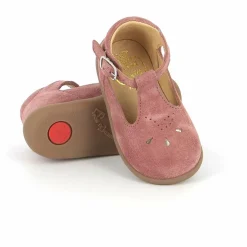 Sandales Stand Up Salomé Velours | Rose