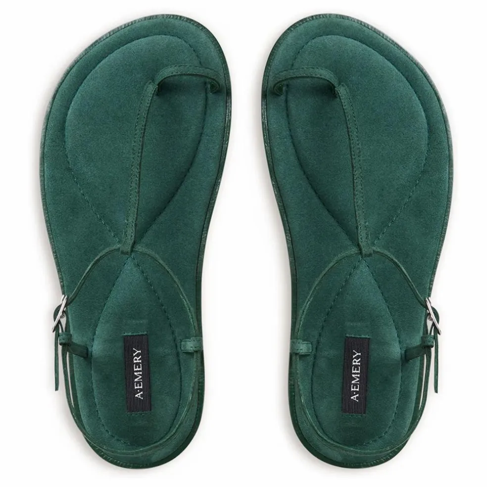 Sandales Suvi Suede | Vert