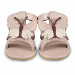 Sandales Tuti Sky Papillon Cuir | Rose pâle