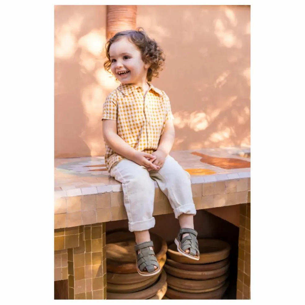 Sandales Waff Papy | Vert kaki