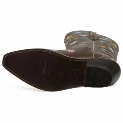 Santiags Bouquet Dark Brown | Marron