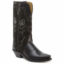 Santiags Haily Suede Studs | Noir