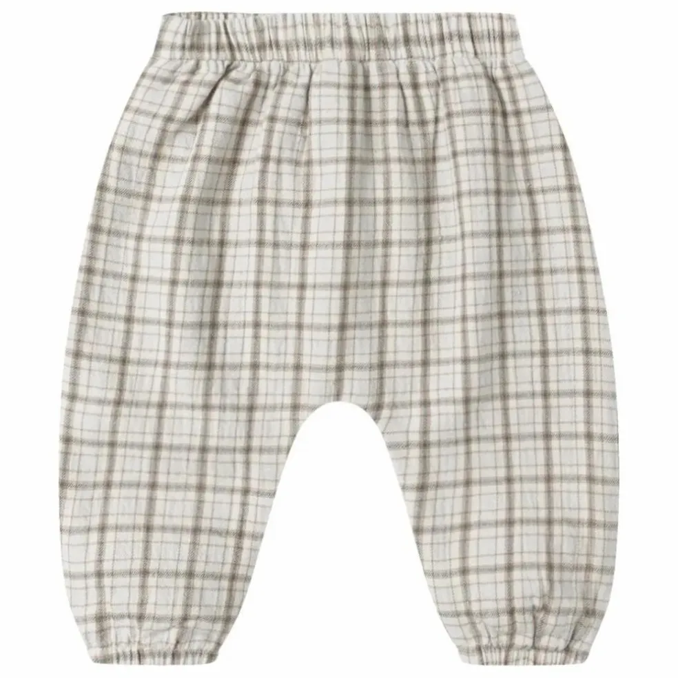 Sarouel Woven Gaze de Coton Bio | Bleu Clair