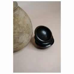 Saucier en terracotta | Noir
