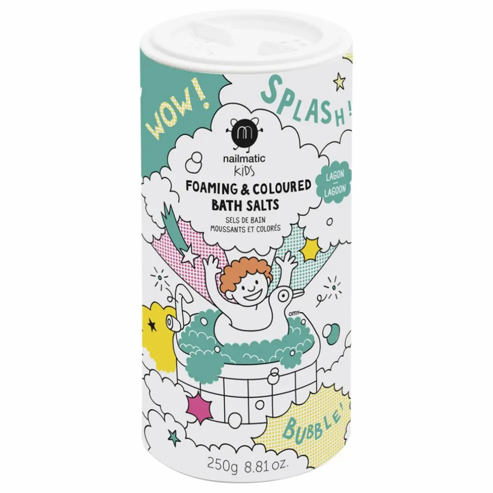 Sels de bain colorés et moussants Lagoon - 250g | Vert