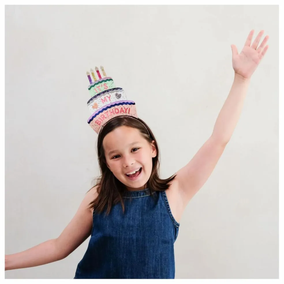 Serre-tête B'day Cake | Orange