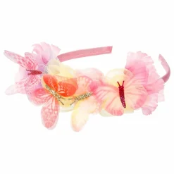 Serre-tête Lilyanne fleurs & papillons