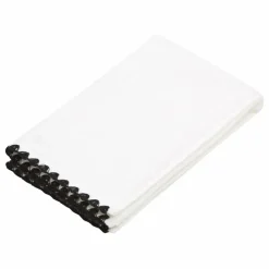 Serviette de bain en coton Issey | Blanc