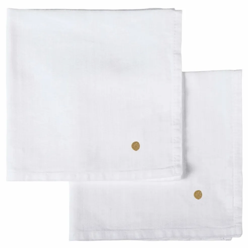 Serviette de table - Set de 2 | Blanc