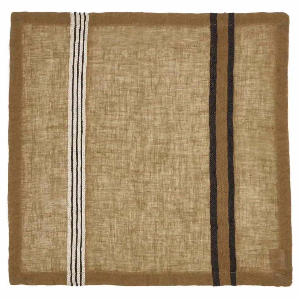 Serviette de table - Stripe | Beige
