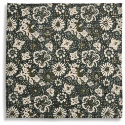 Serviette de table en coton Impro Kaki