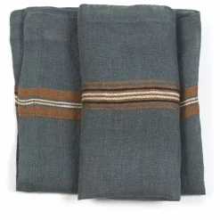 Serviette de table Kea | Gris anthracite