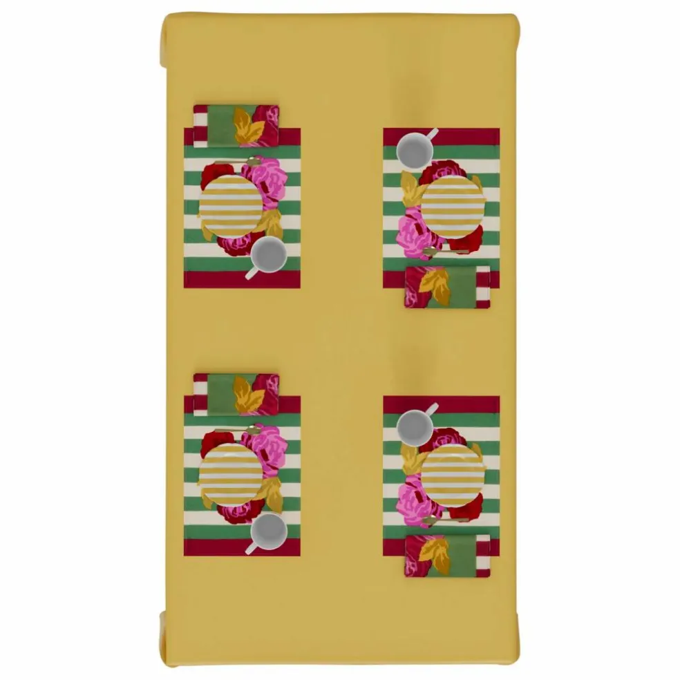 Serviette de table Nizam Stripes | Vert
